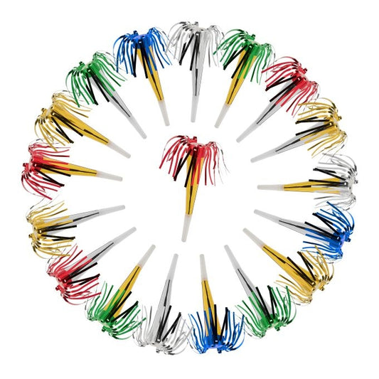 Party spout with fringes 72-pack