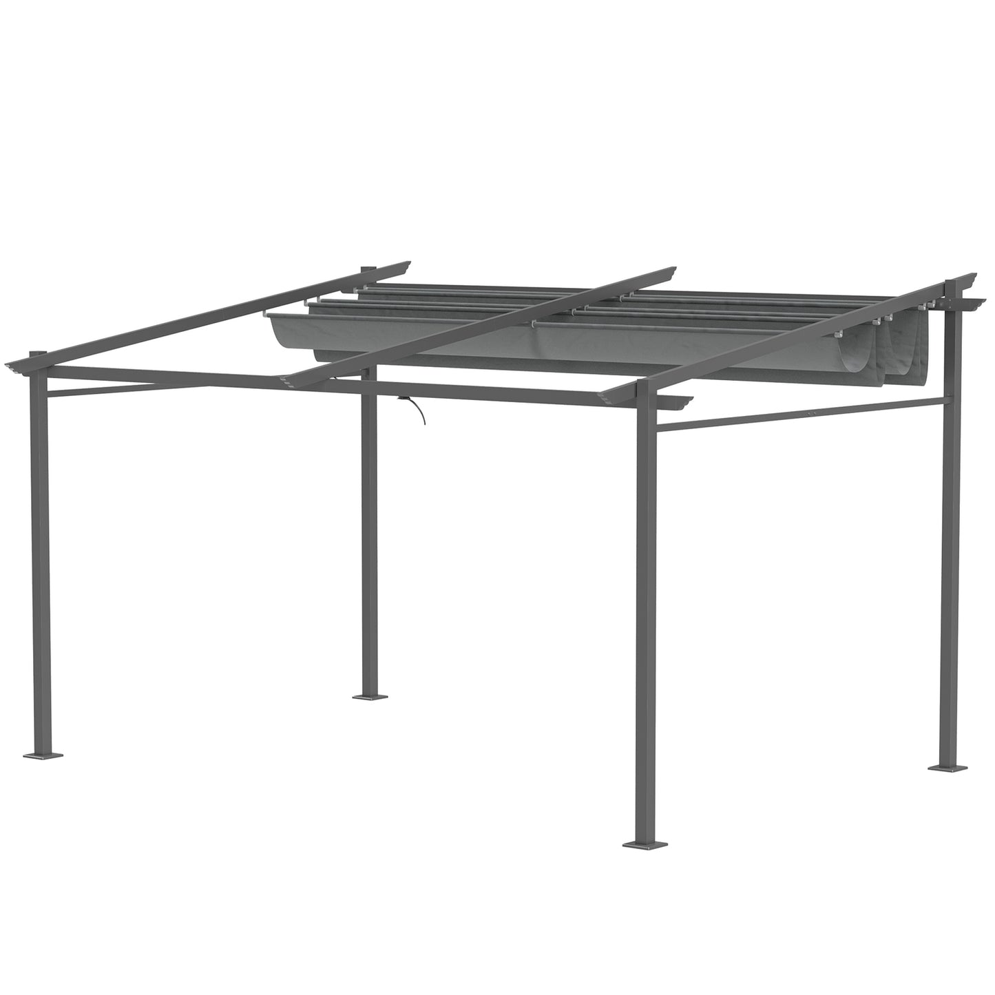 Aluminum Pergola 4x3m, Adjustable roof, UV protection