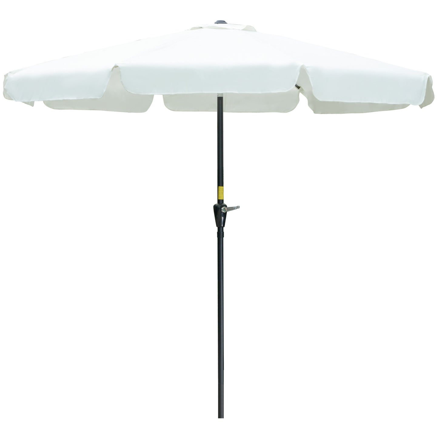 Patio umbrella, 2.66M, UV 50+ protection, 8 ribs, beige