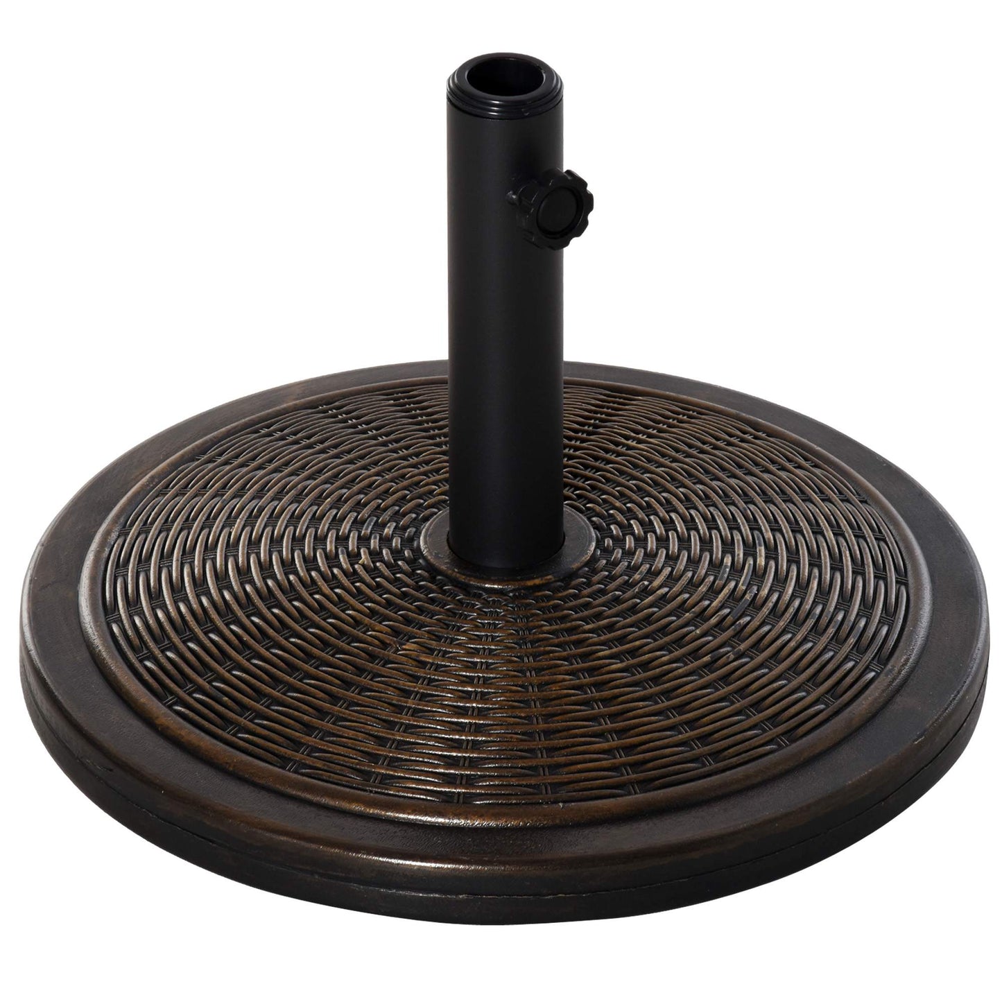 Patio Umbrella Stand, Bronze, Fits 35-48mm Poles