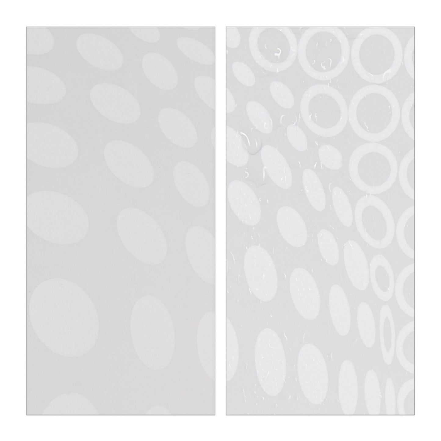 Patterned shower curtain
