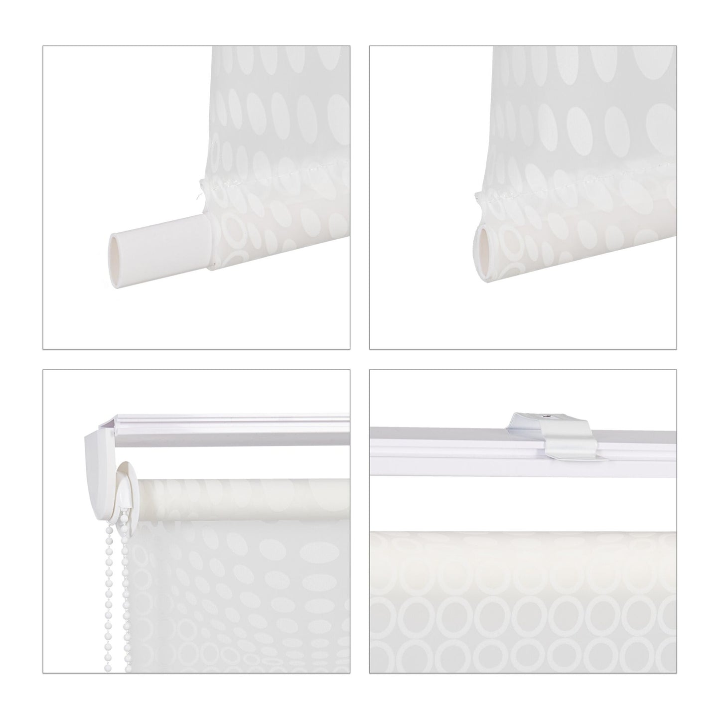 Patterned shower curtain