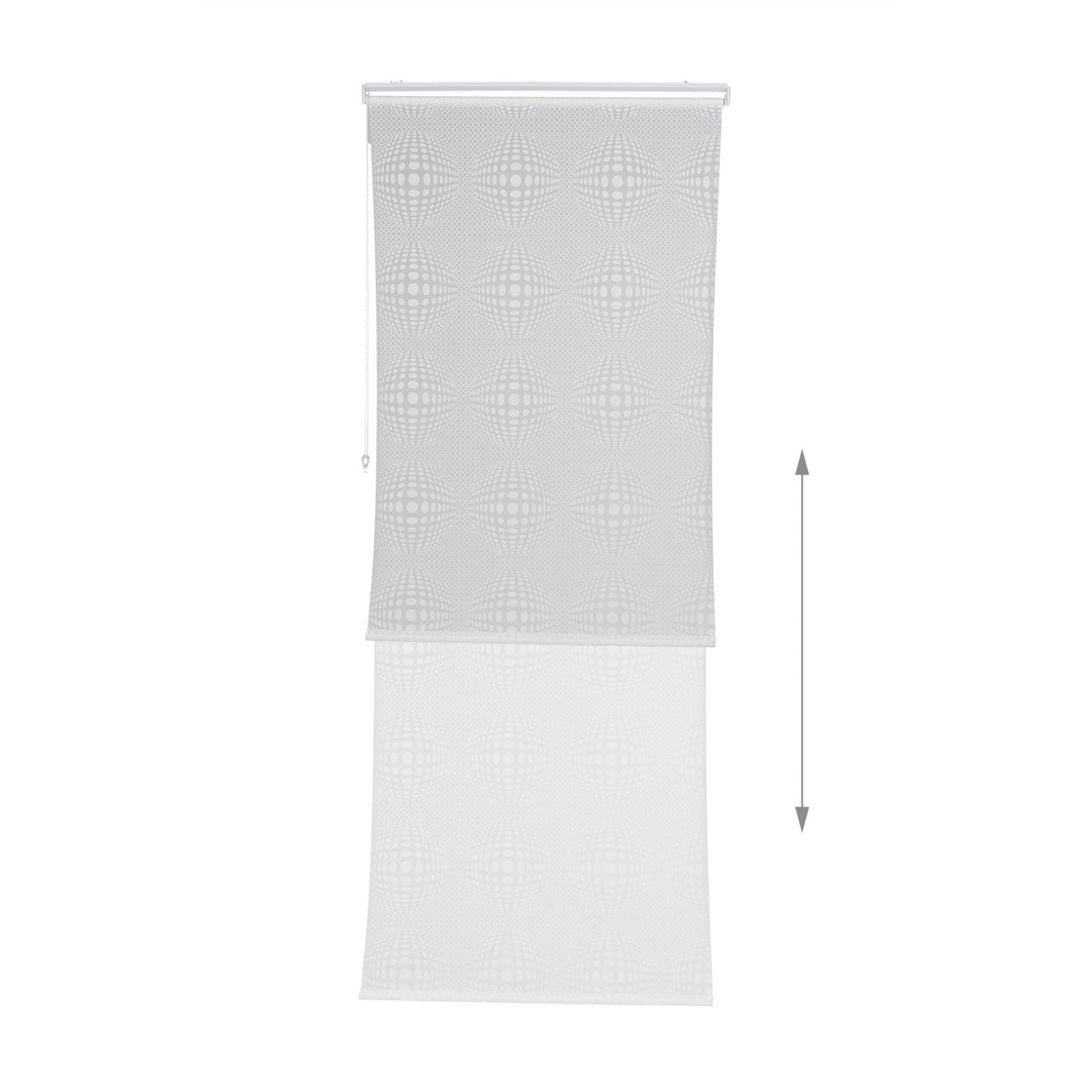 Patterned shower curtain