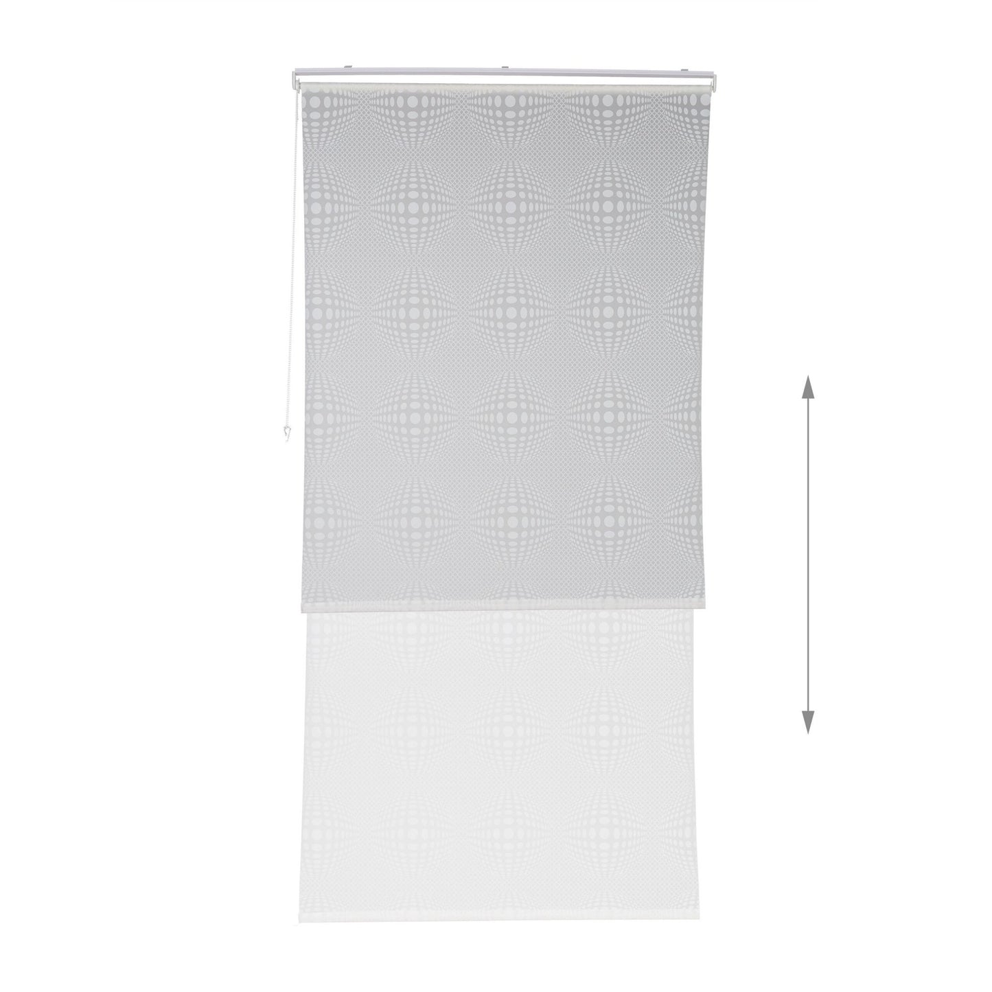 Patterned shower curtain