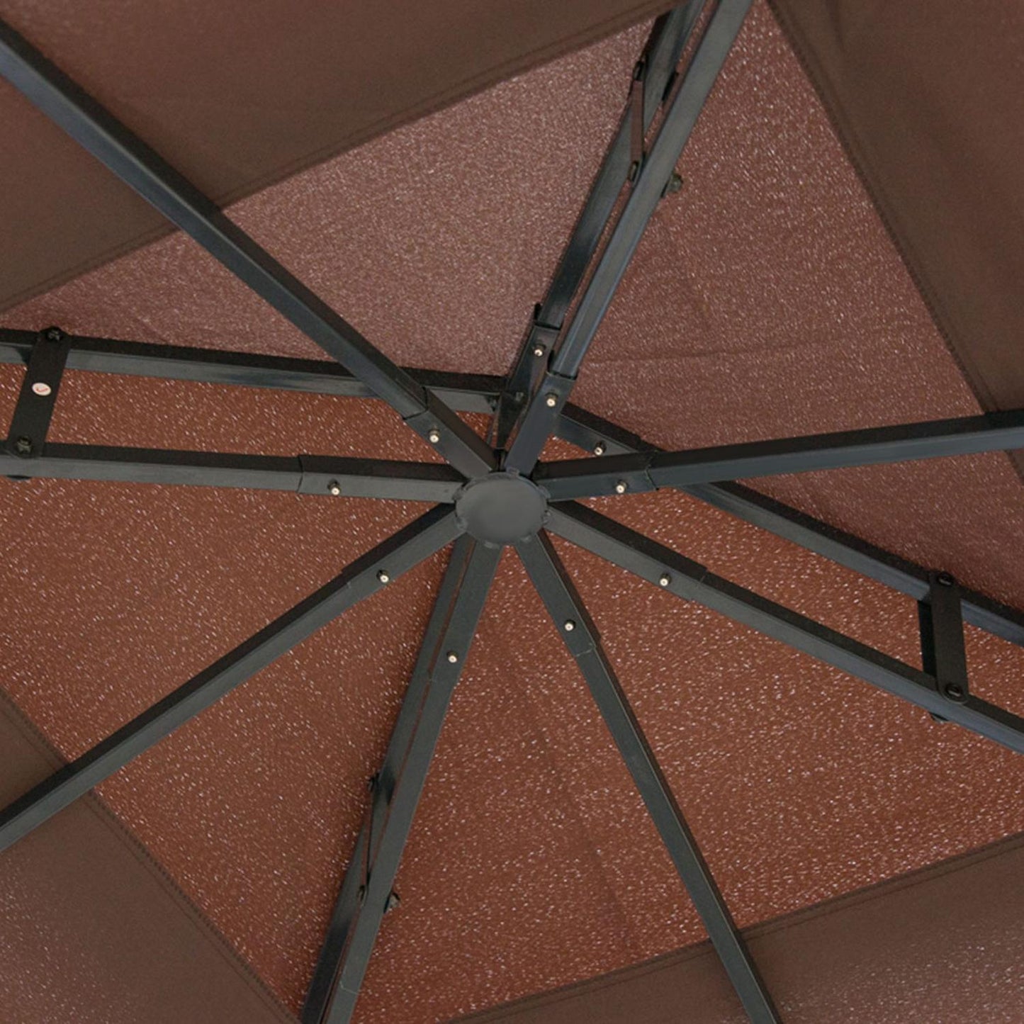 Garden pavilion - Mosquito net & Double roof - 3x3m