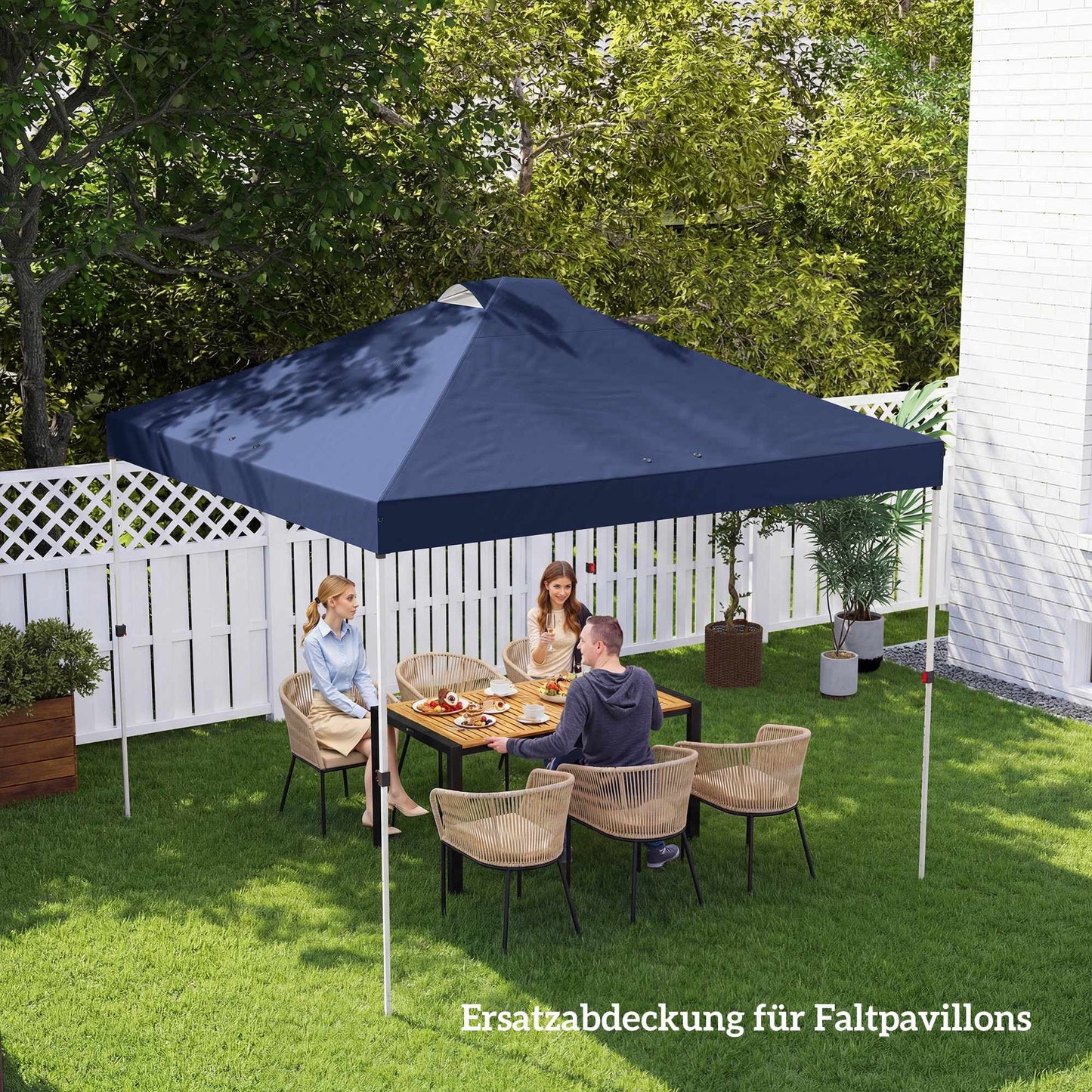Pavilion Replacement Canopy, 300x300 cm, UV50+ Waterproof
