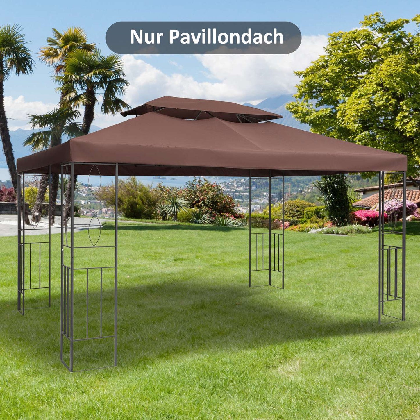Gazebo Roof replacement 3x4M Water-repellent polyester
