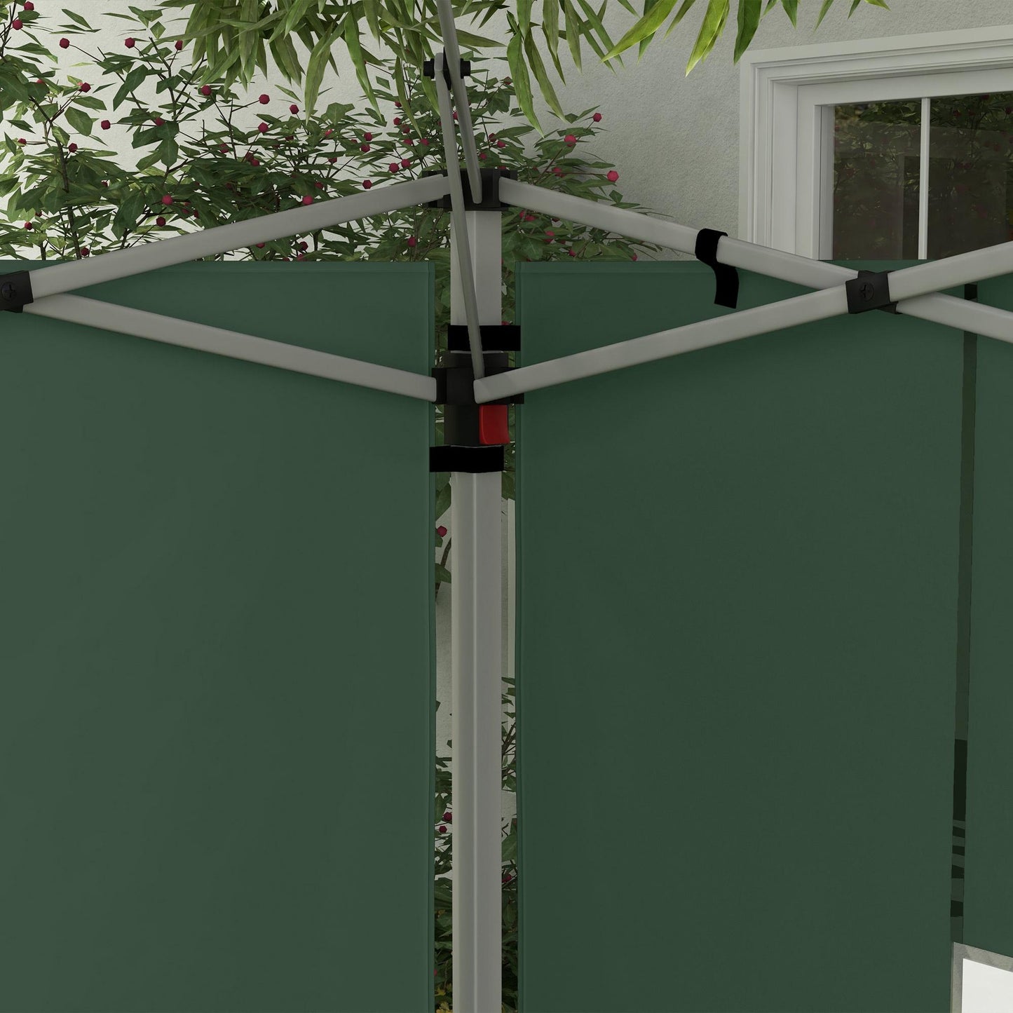Pavilion Sidewalls Set with Windows, Waterproof, Green