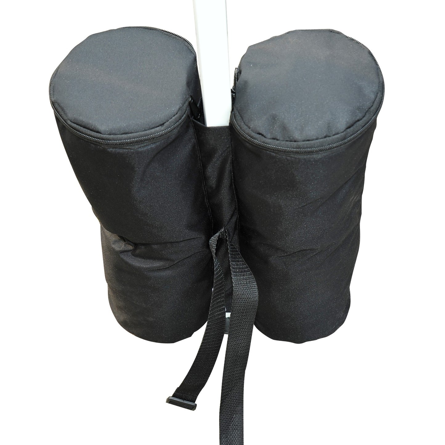 Folding Gazebo Pavilion Stands Set of 4 - Sturdy Black