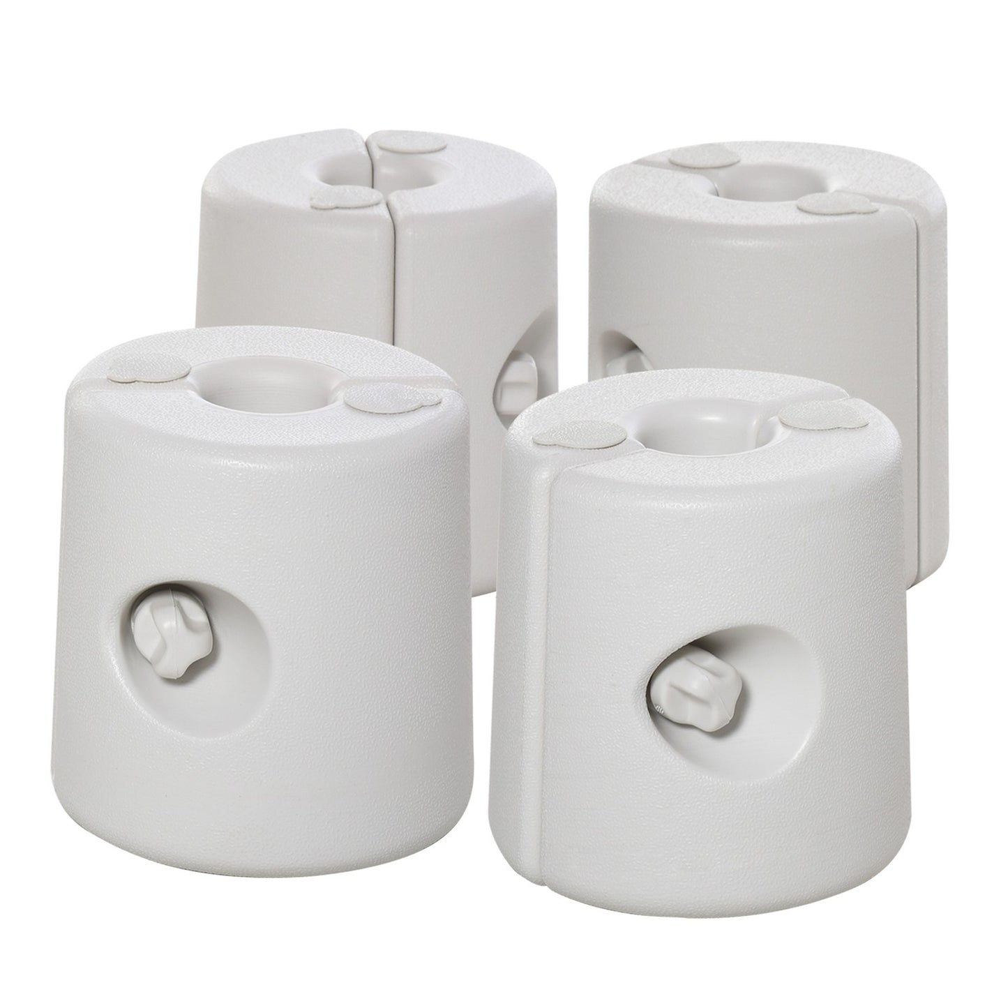Pavilion tent weight set, water/sand fillable, 24x25 cm