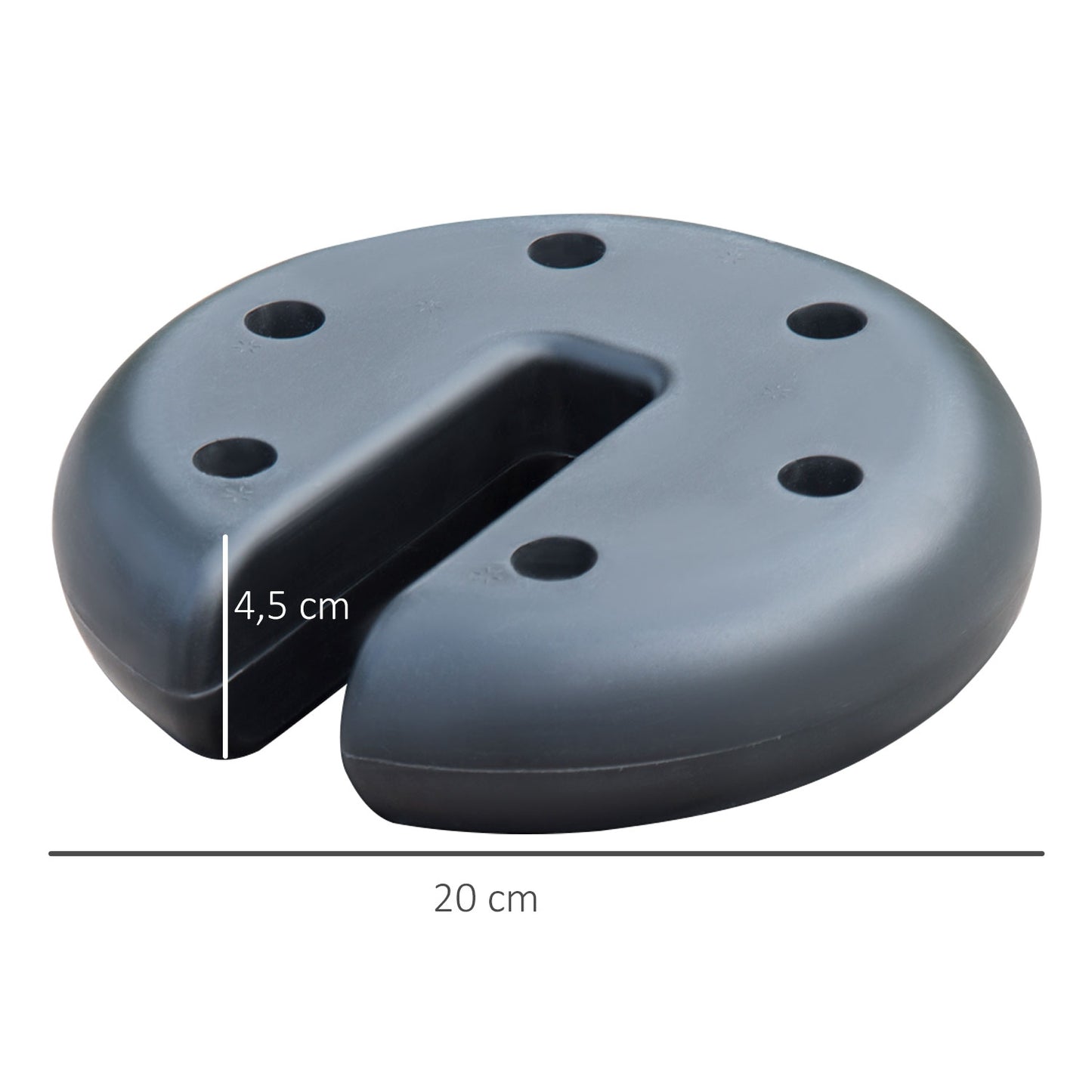 Tent weight set, 4 pieces, 2.2 kg, secure pavilion base