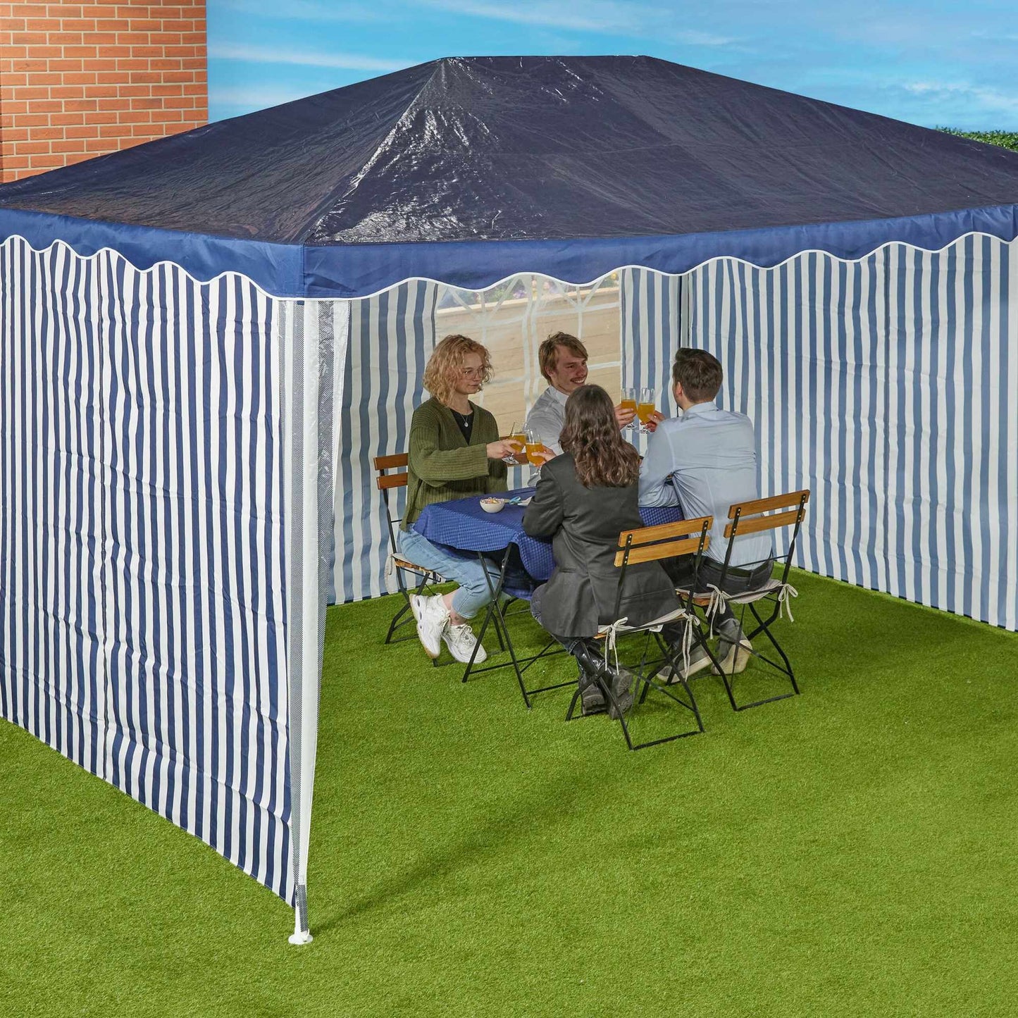 Pavilion side panels 3x4m set of 3