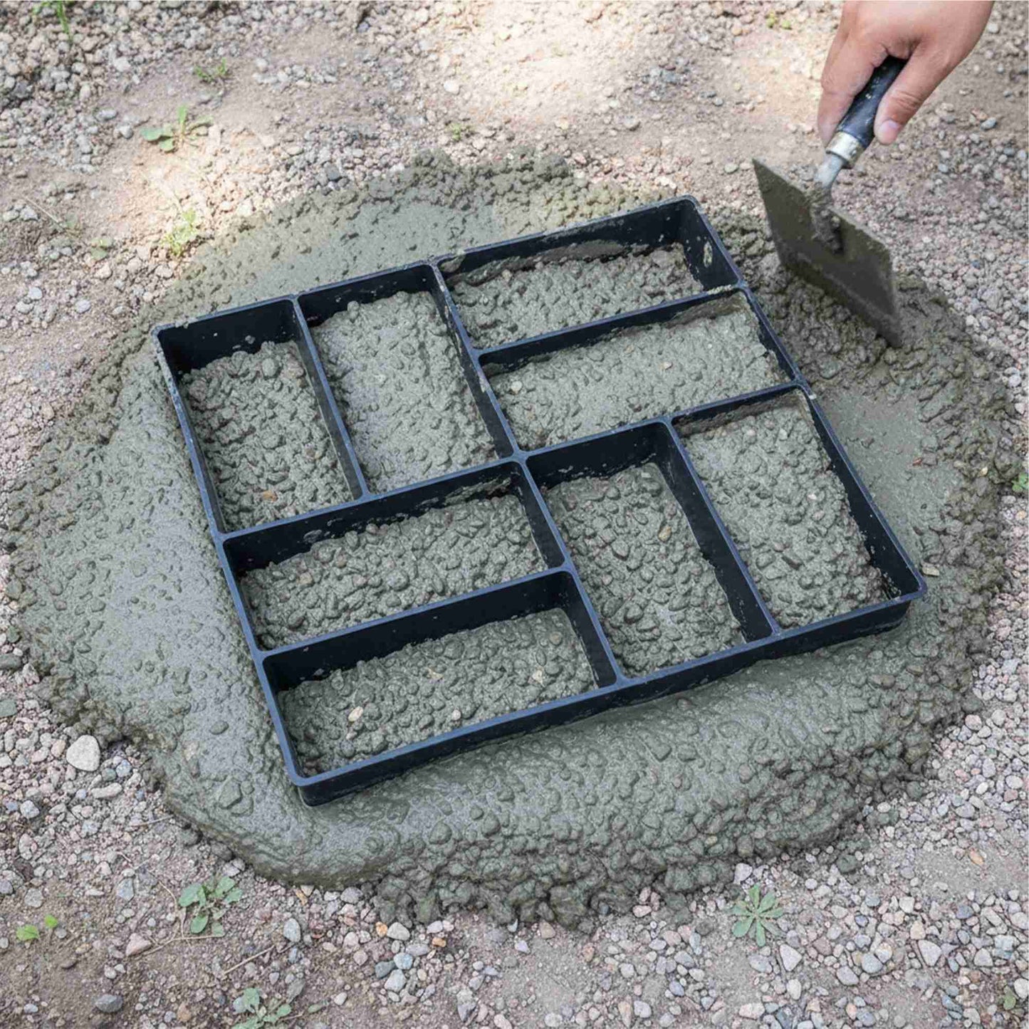 Paving Moulds Set, 40x40 cm, Reusable for Concrete