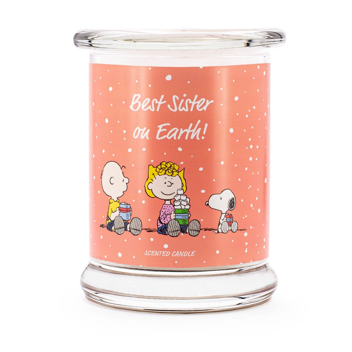 Peanuts Aroma Candle in Glass Jar – Scented Gift