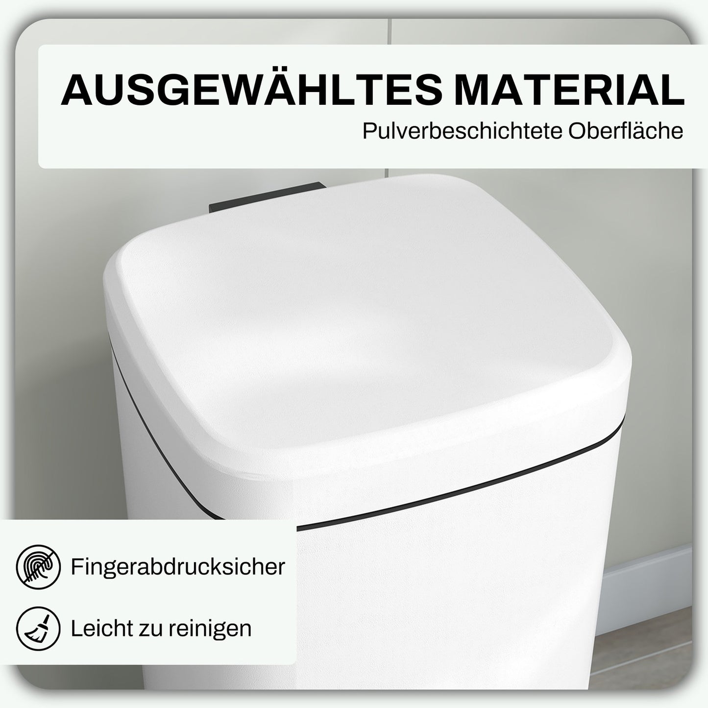 30L pedal basket with lid & inner container - metal waste bin