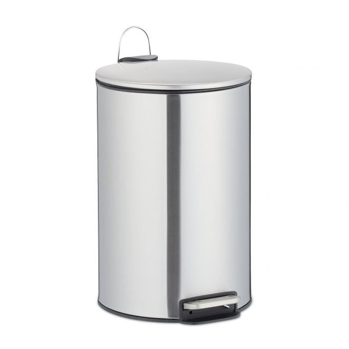 Pedal bucket stainless steel 12 liters