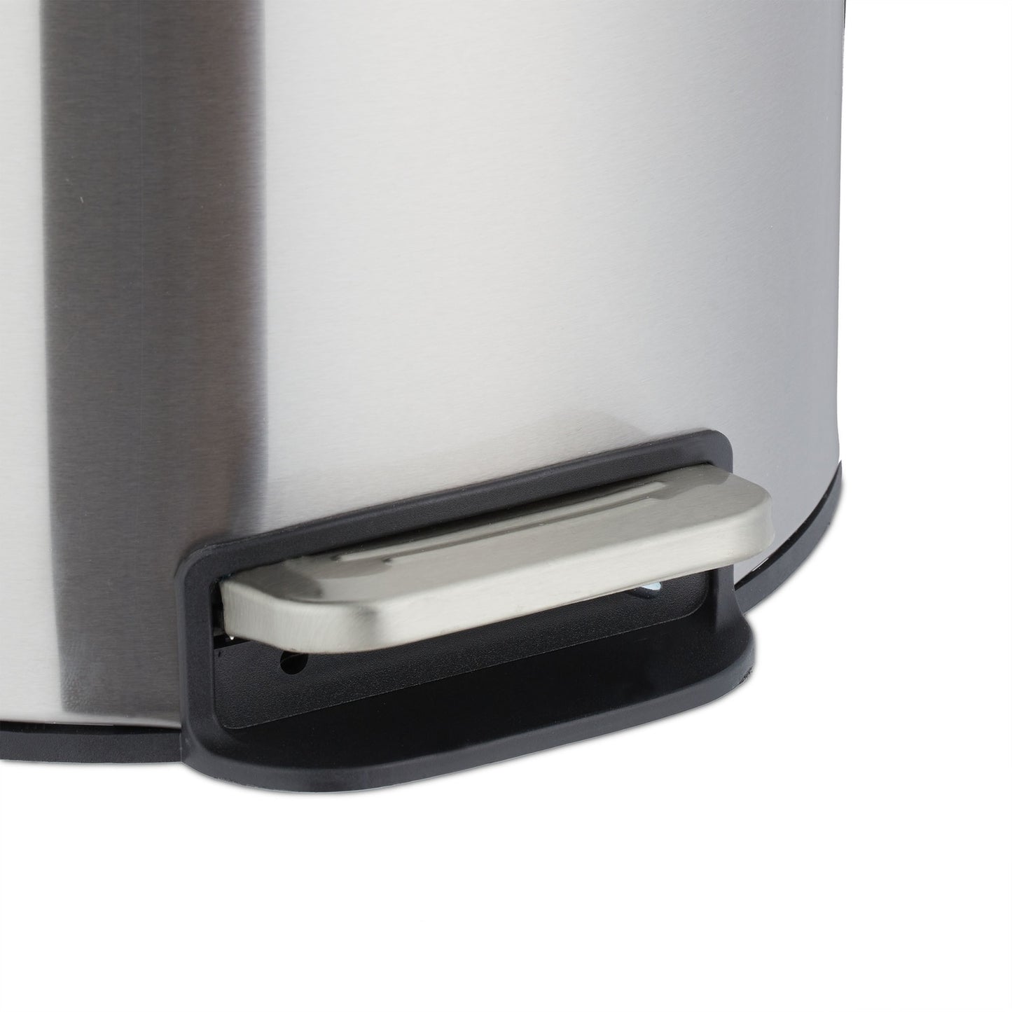 Pedal bucket stainless steel 12 liters
