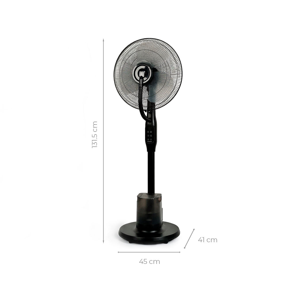Pedestal Misting Fan with Remote, 3 Speeds, 3L Tank