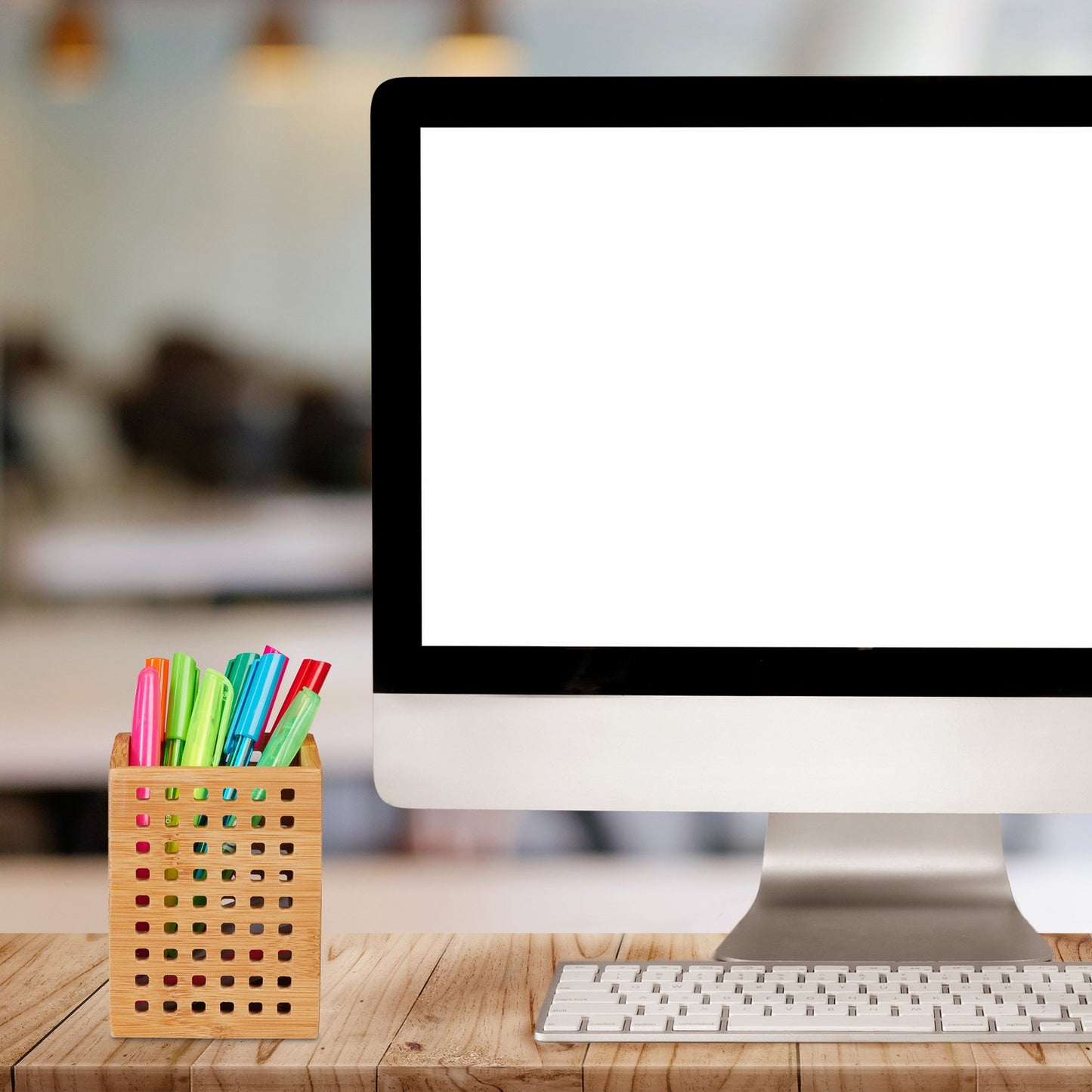 Pencil case in bamboo