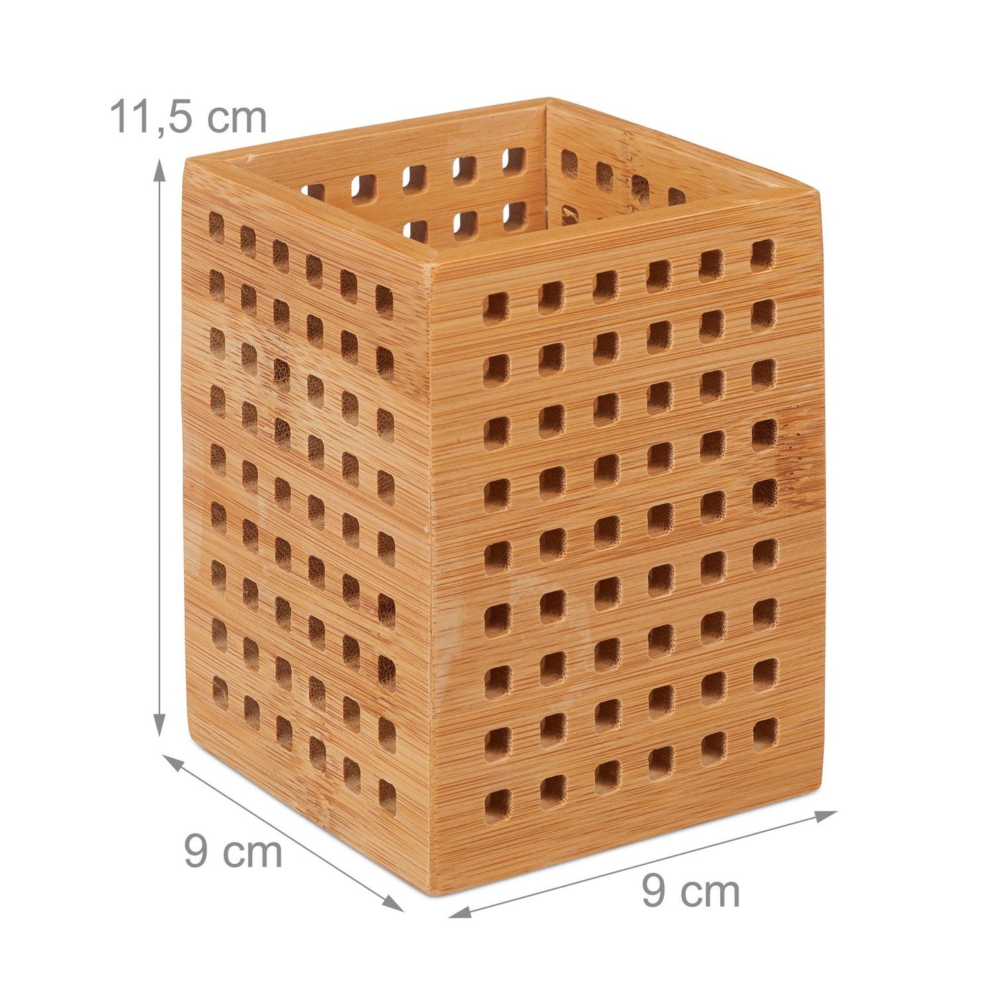 Pencil case in bamboo