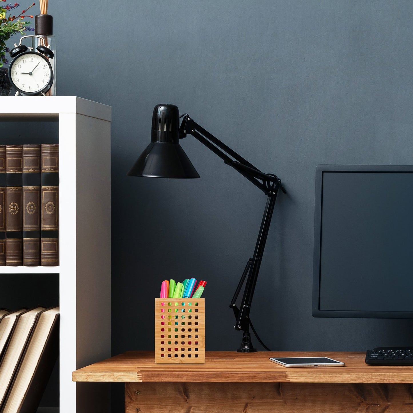 Pencil case in bamboo