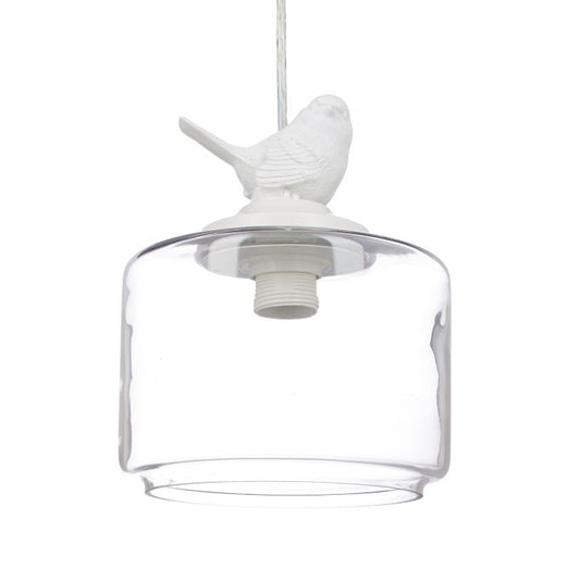 Pendant lamp bird figure