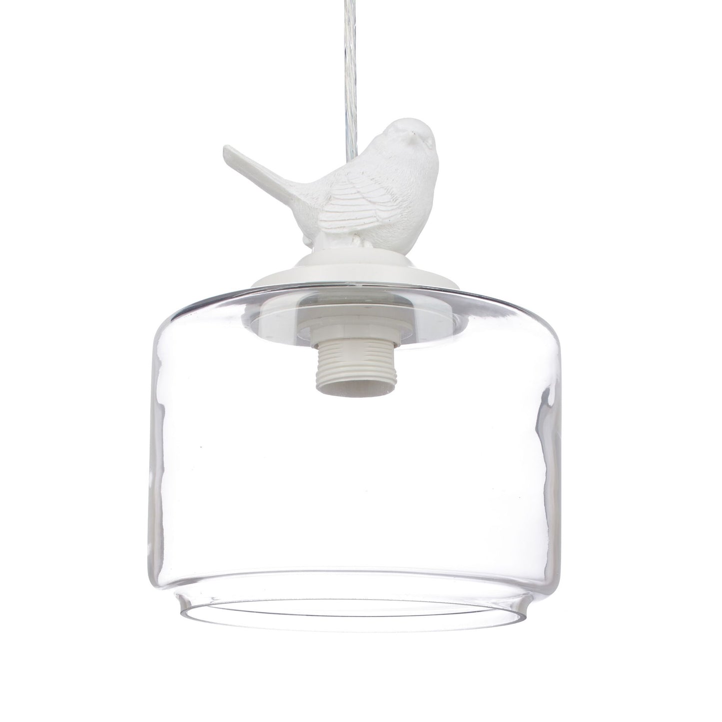 Pendant lamp bird figure