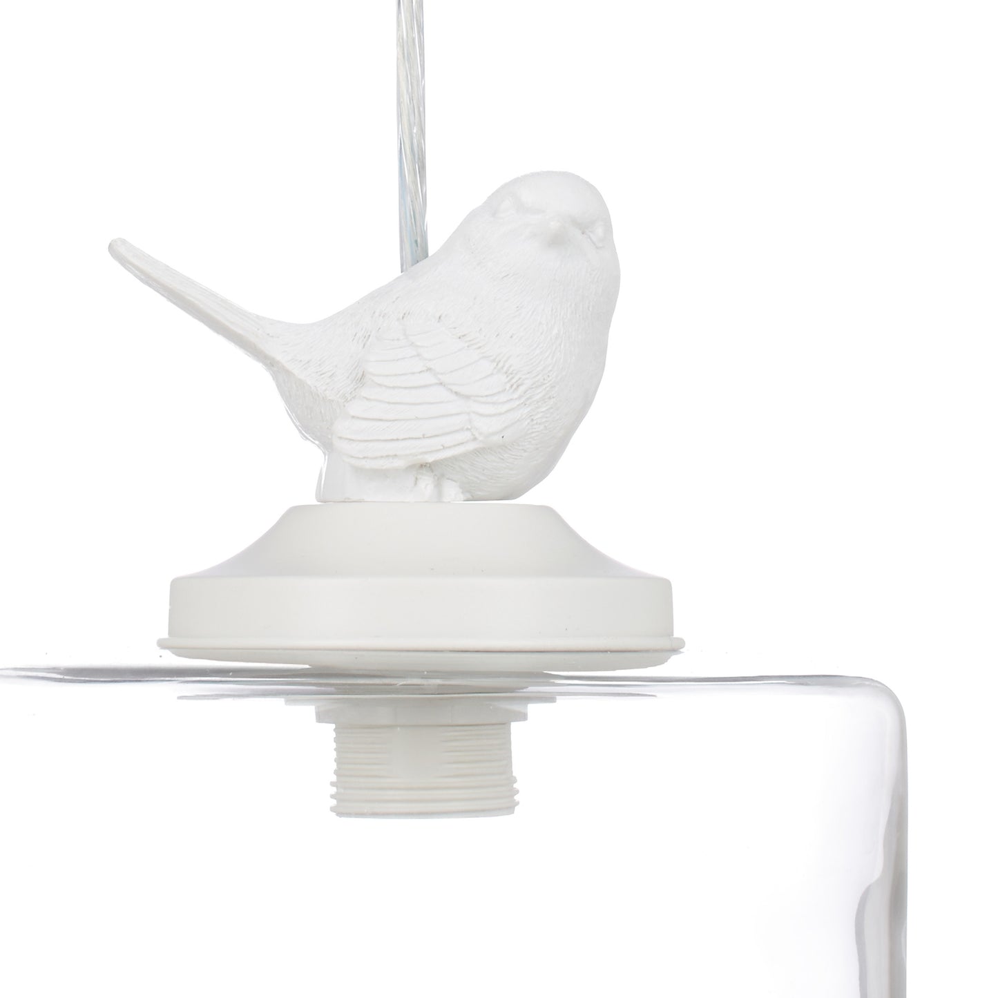 Pendant lamp bird figure