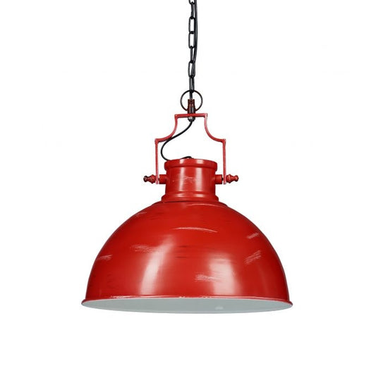Pendant lamp industrial style red