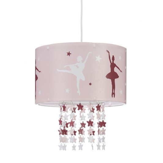 Pendant lamp in pink