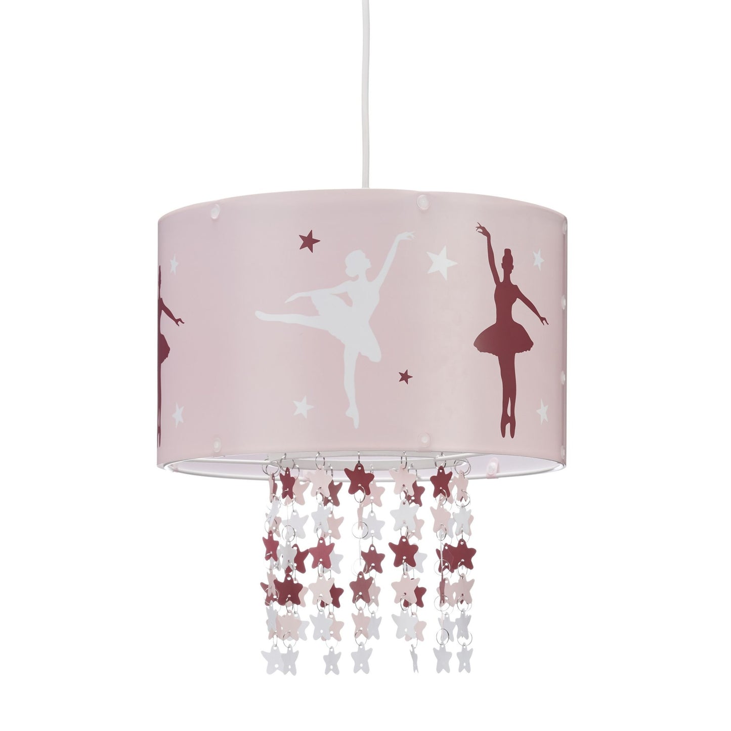 Pendant lamp in pink