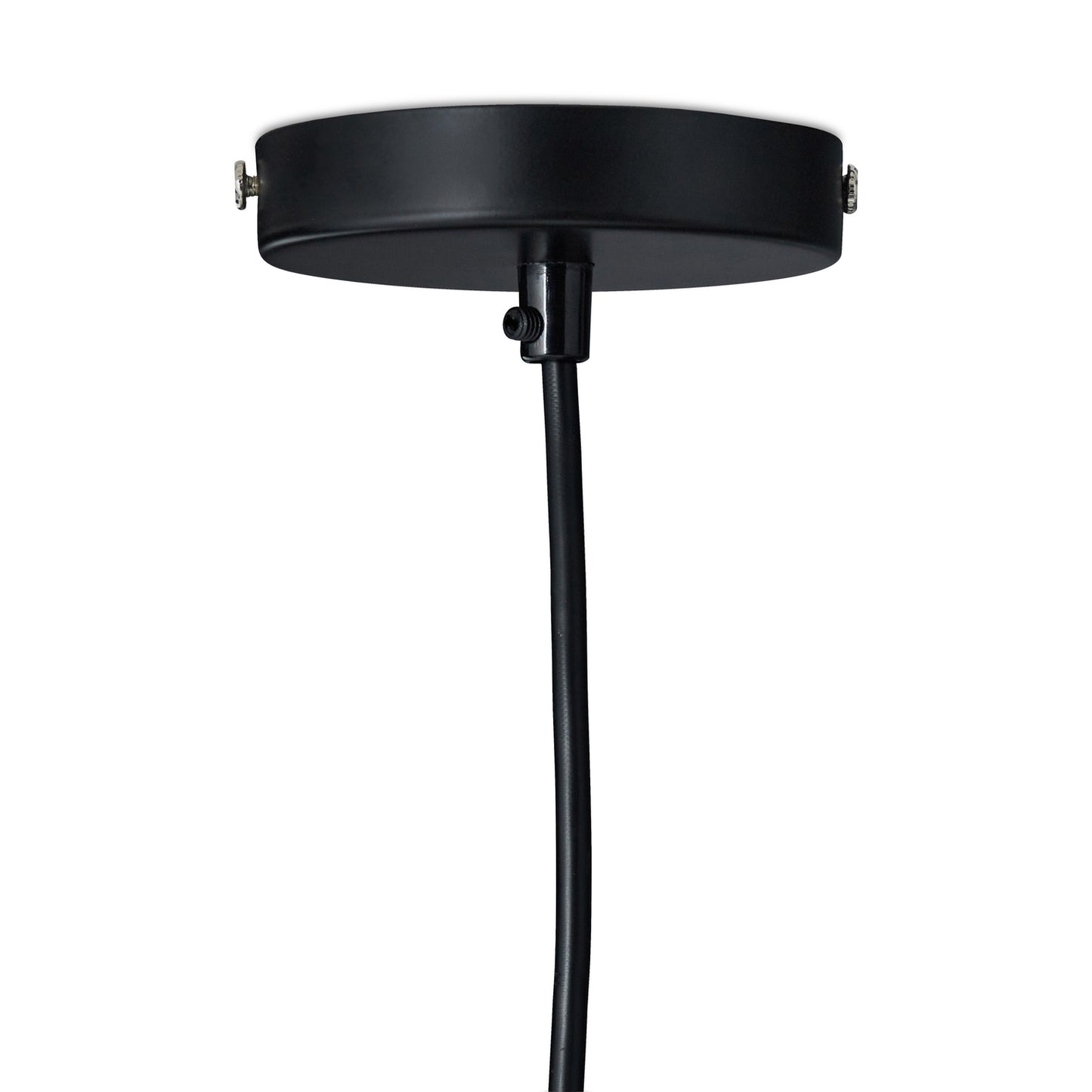 Pendant lamp square black