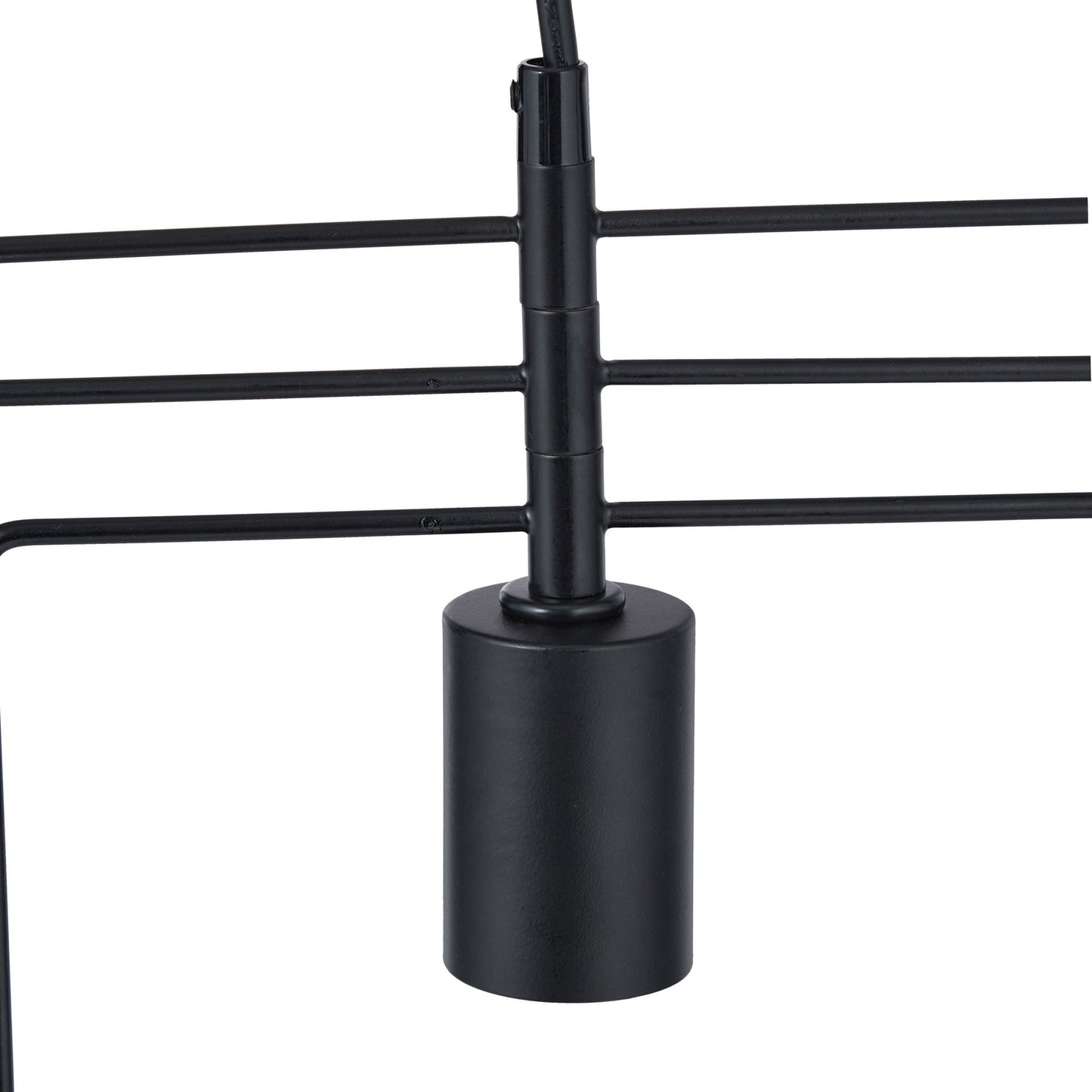 Pendant lamp square black