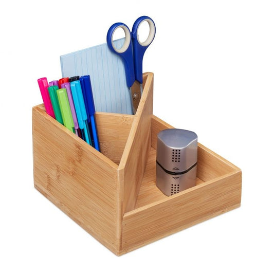 Pen holder in bamboo