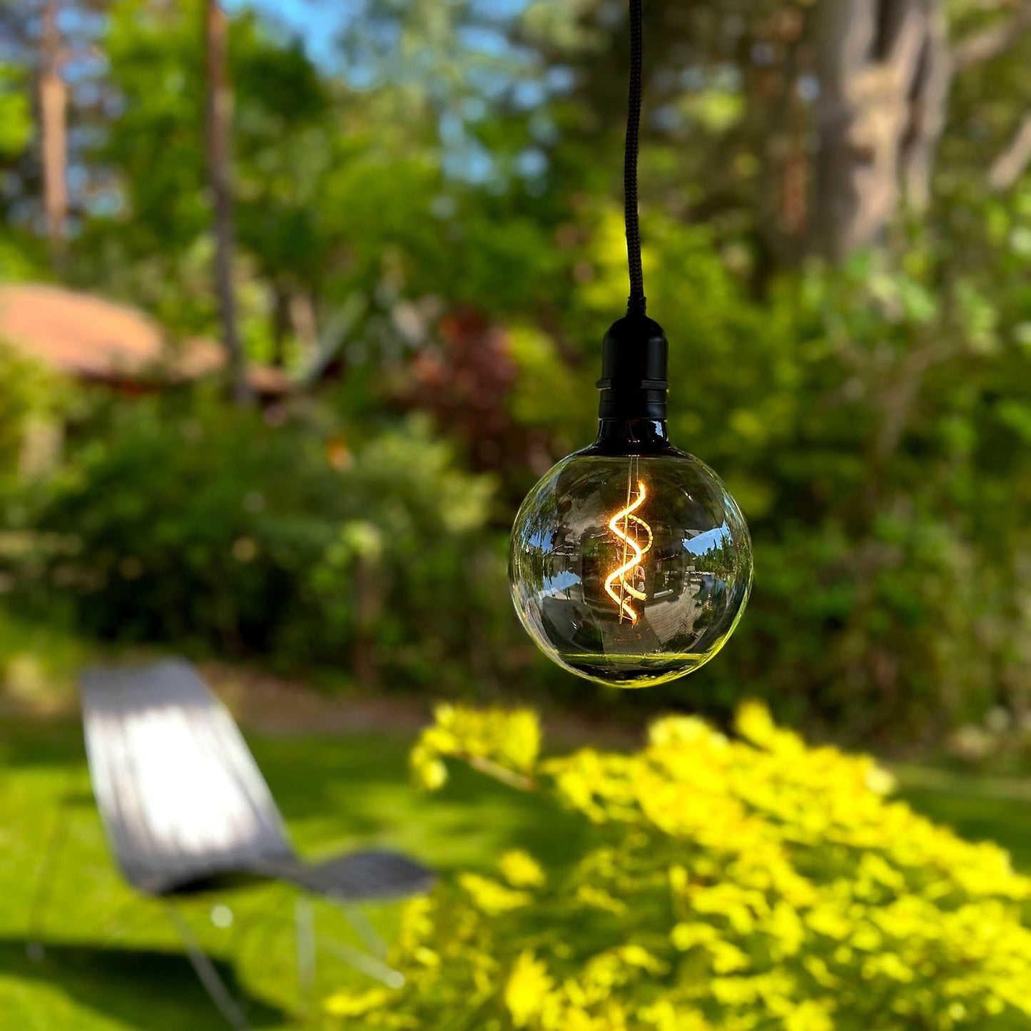Penny Pendant lamp Gravity + DecoBulb XL Smoke