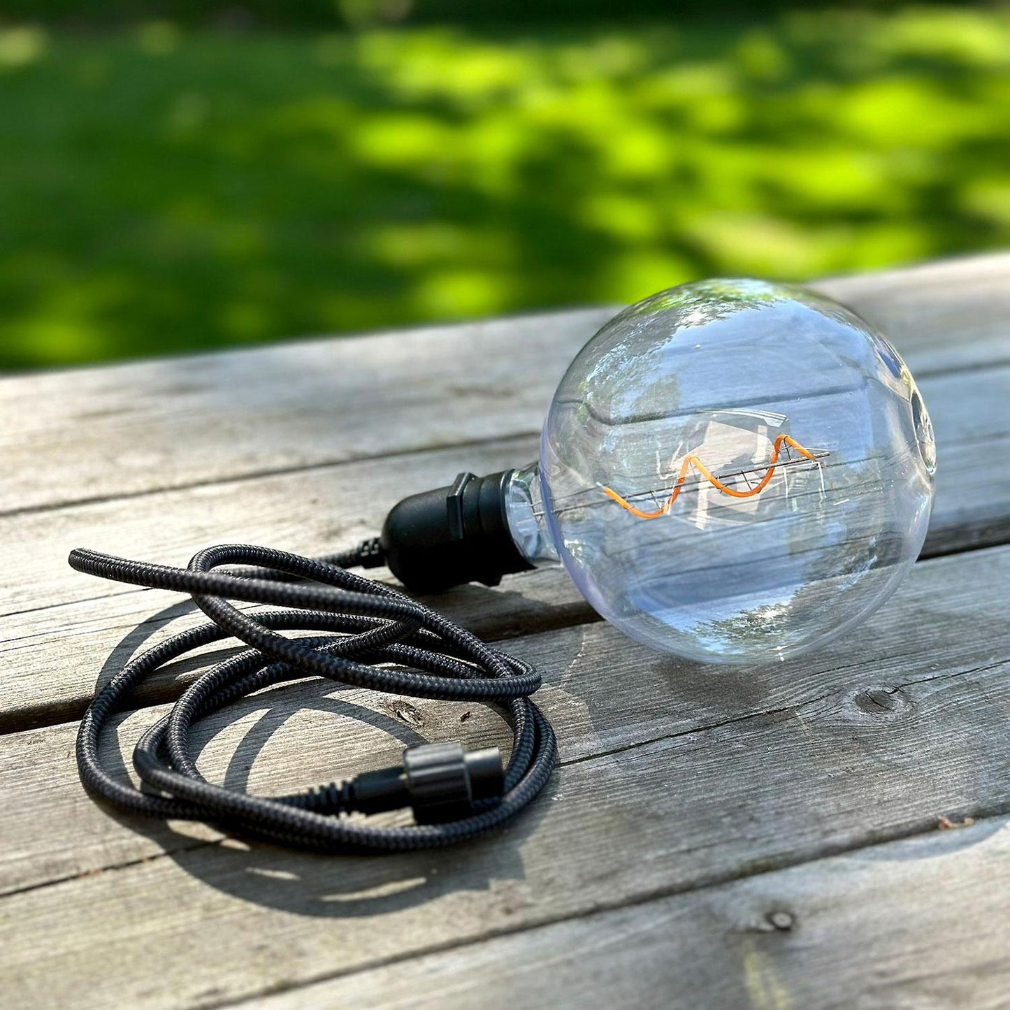 Penny Pendant lamp Gravity + DecoBulb XL Warm white