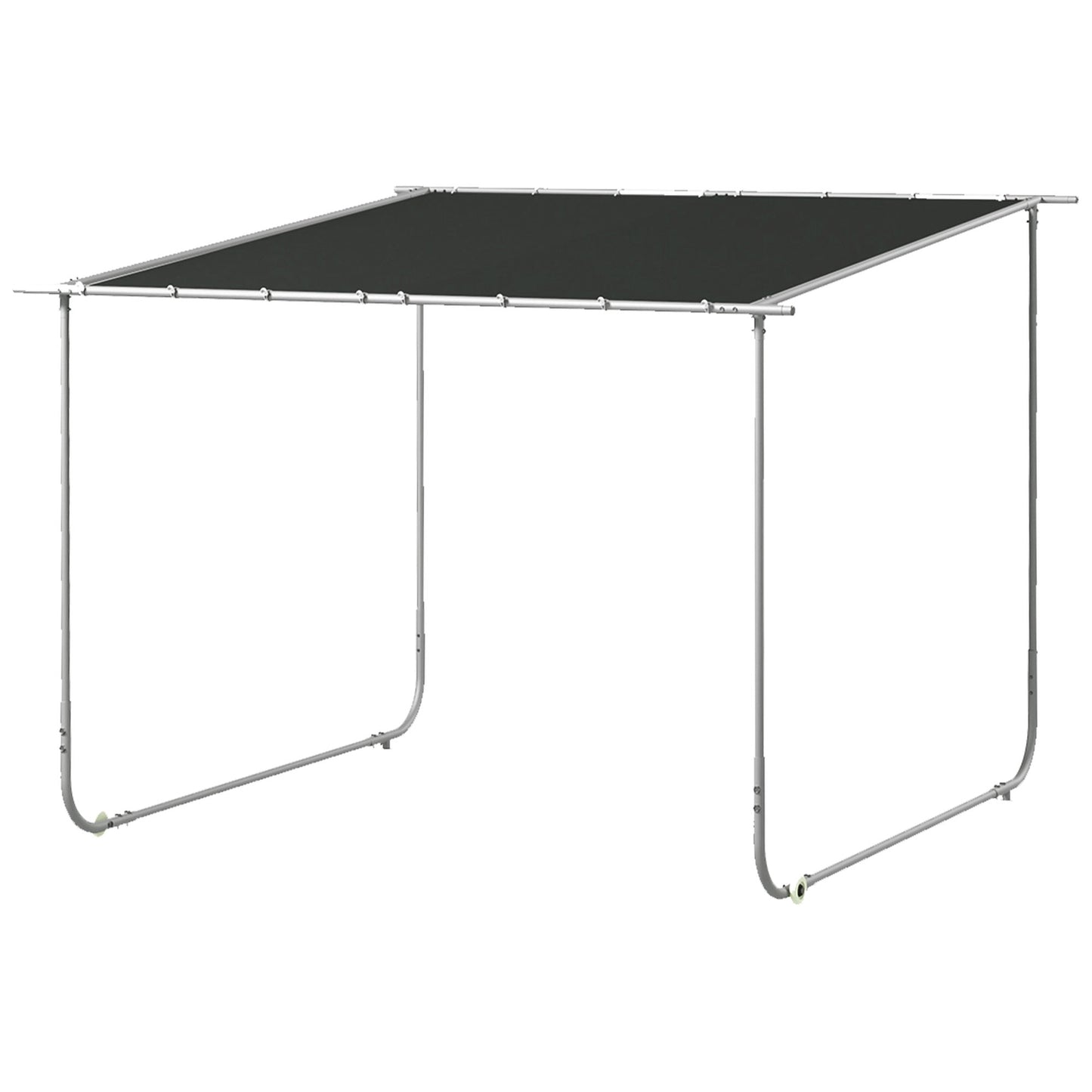 Pergola pavilion with wheels, UV protection, 3x3m patio roof