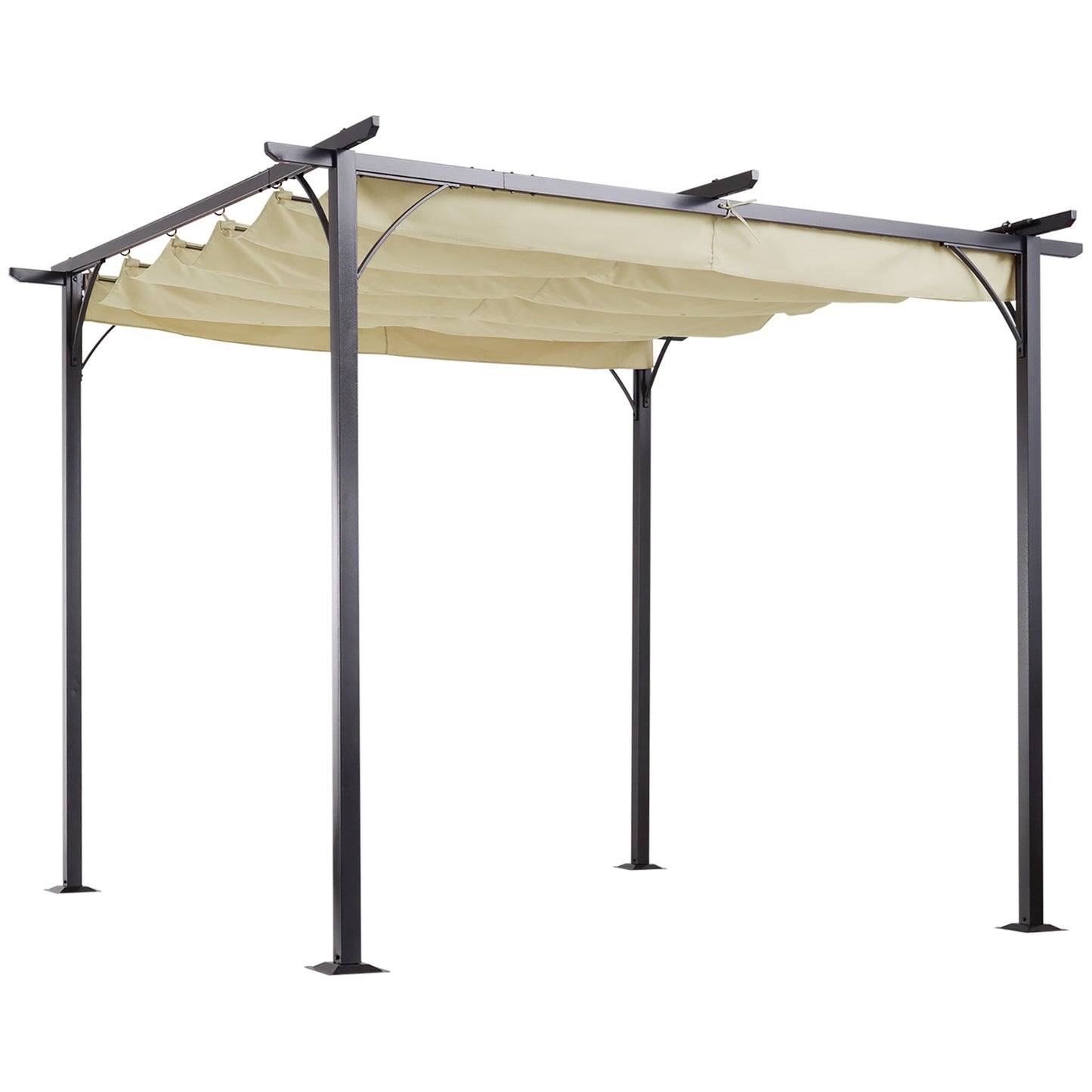Waterproof aluminum gazebo roof 3x3m, UV protected roof