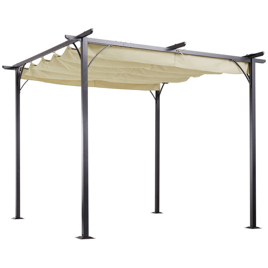 Waterproof aluminum gazebo roof 3x3m, UV protected roof