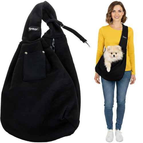 Pet Carrier Bag with Harness Leash, Soft Lining