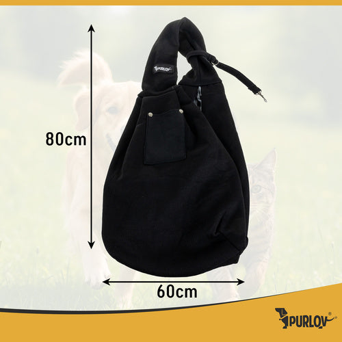 Pet Carrier Bag with Harness Leash, Soft Lining