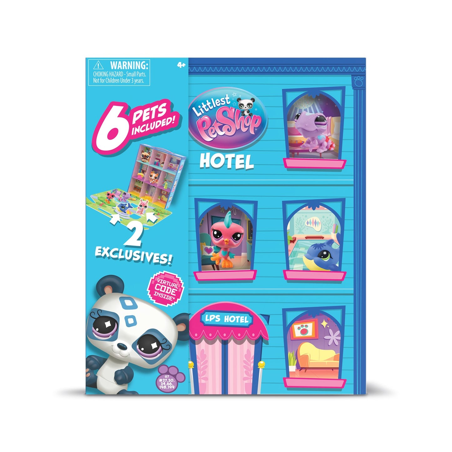 Pet Hotel Playset with Accessories for Littlest Pet Shop