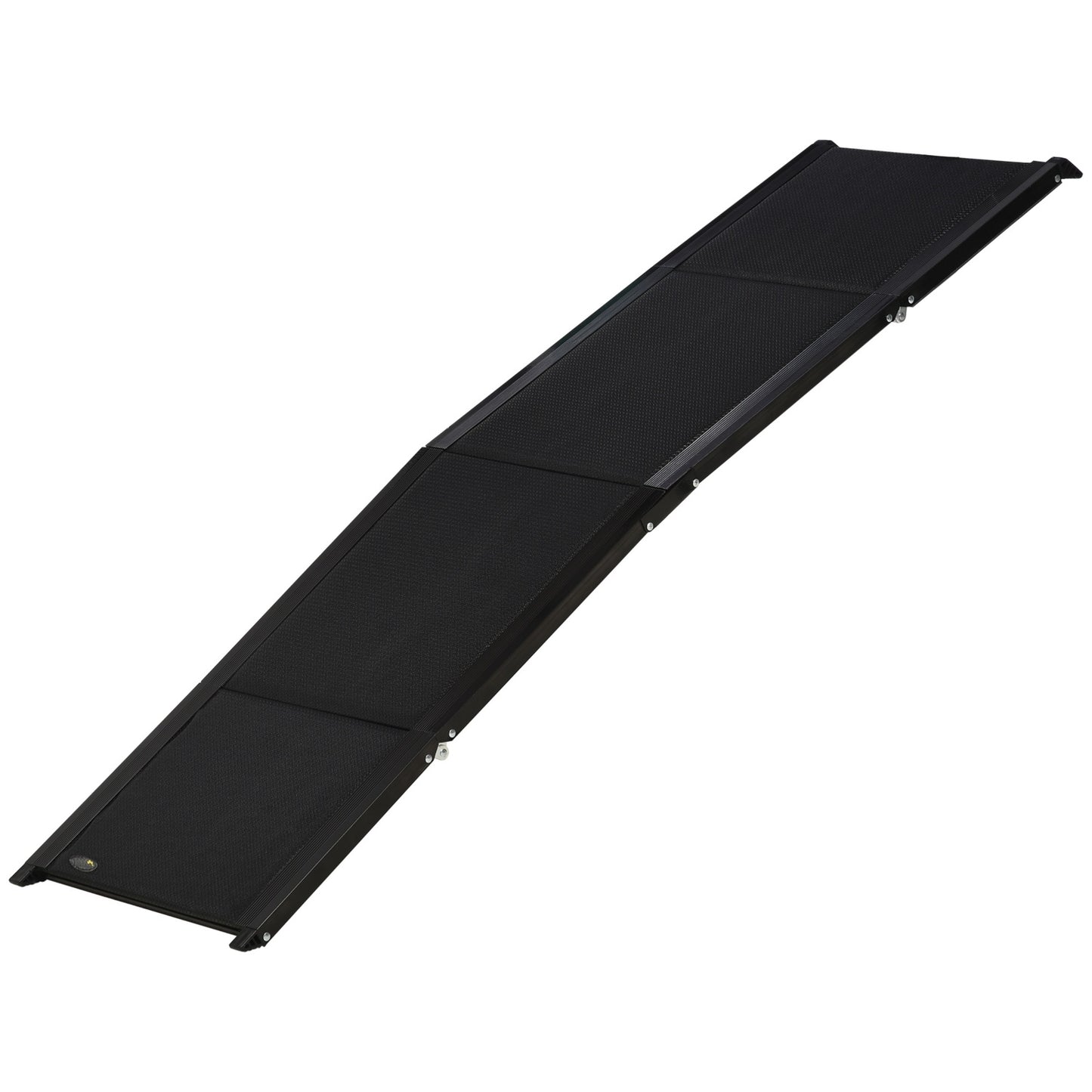 Folding aluminum dog ramp, non-slip, supports up to 40 kg