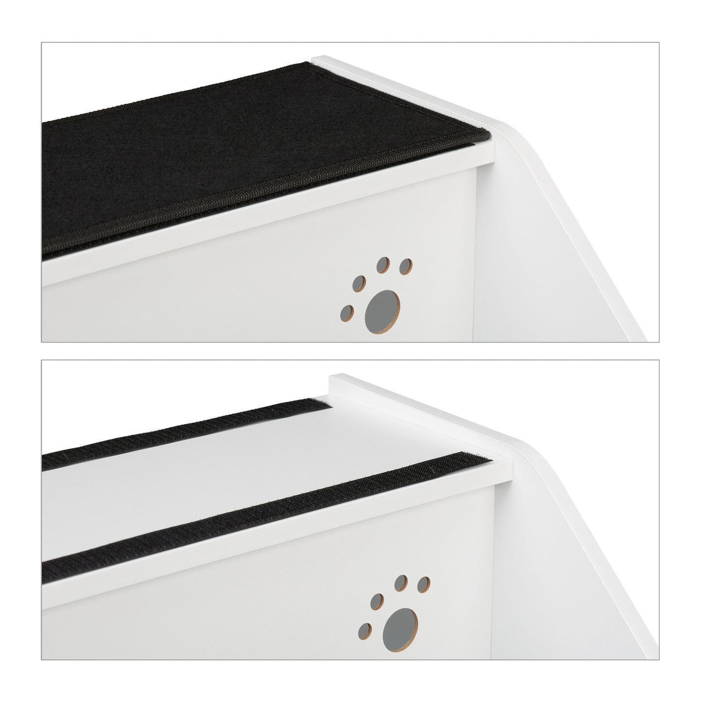 Pet Stairs with 3 Steps and Hidden Storage