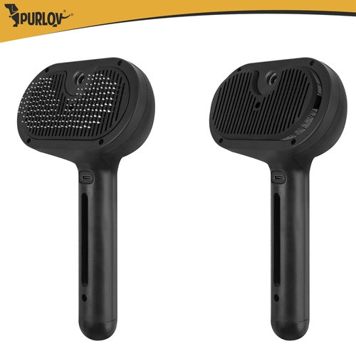 Pet Steam Brush – Electric, Self-Cleaning, USB Rechargeable