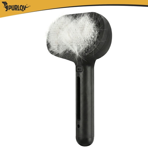 Pet Steam Brush – Electric, Self-Cleaning, USB Rechargeable