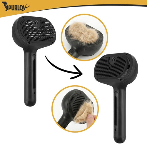 Pet Steam Brush – Electric, Self-Cleaning, USB Rechargeable
