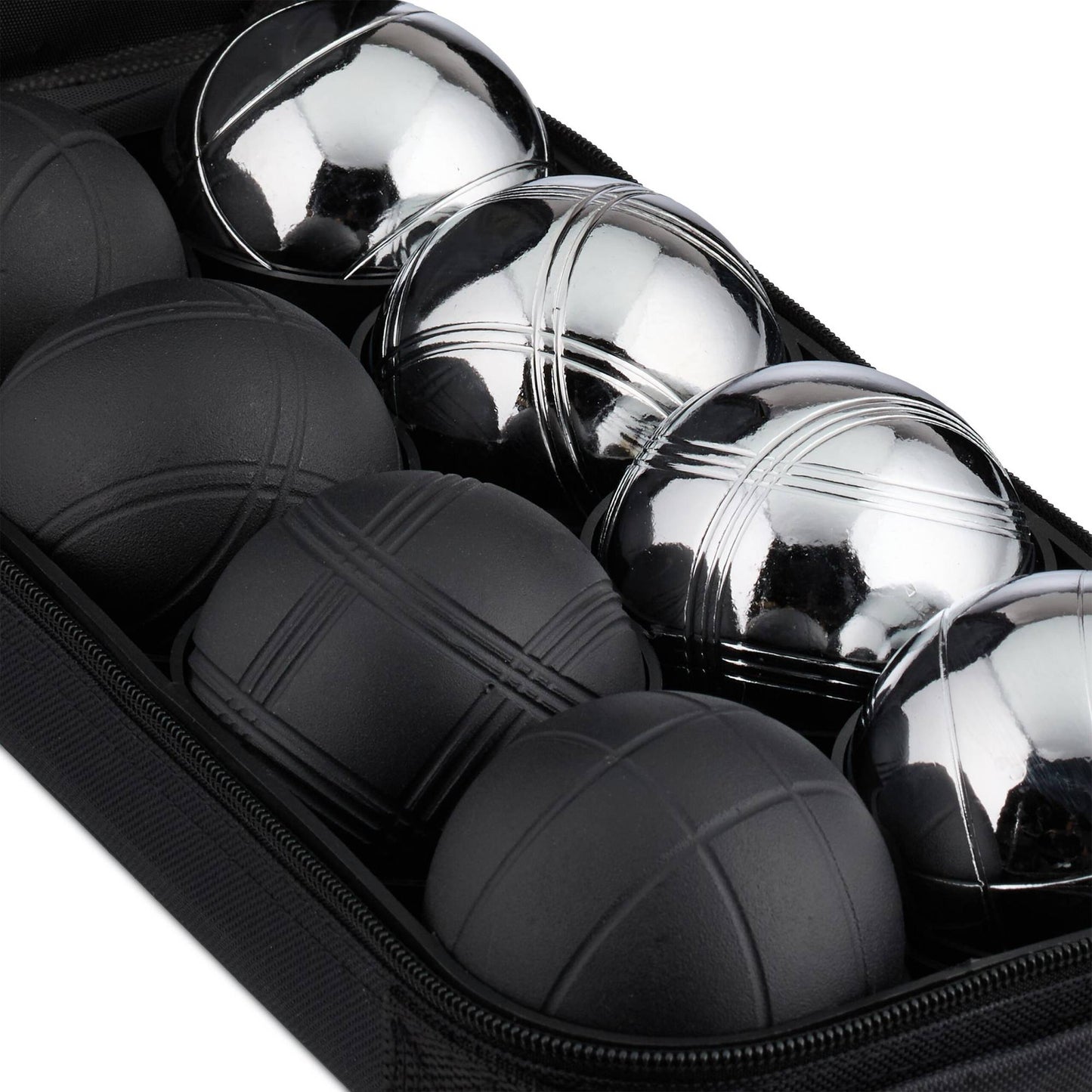 Petanque Boules Set, 8 Balls with Carrying Bag