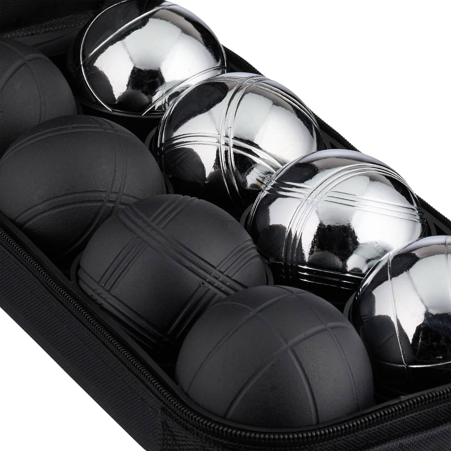 Petanque Boules Set, 8 Balls with Carrying Bag