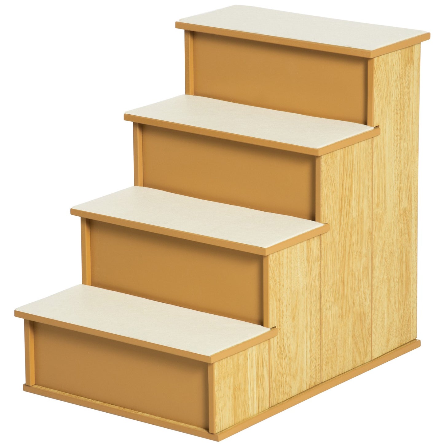 Pet Stairs for Dogs/Cats, 4 Steps, MDF, Up to 30 kg
